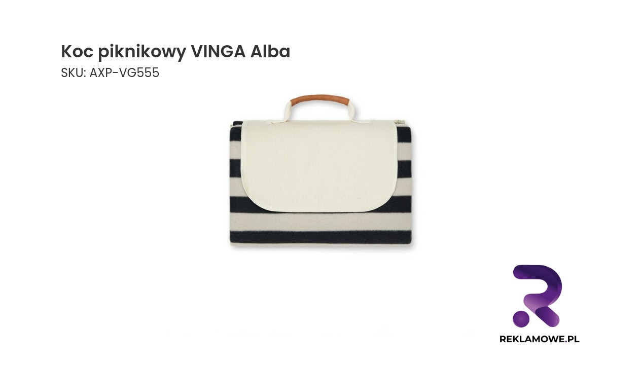 Koc piknikowy VINGA Alba Koc piknikowy VINGA Alba w atrakcyjnym wzorze