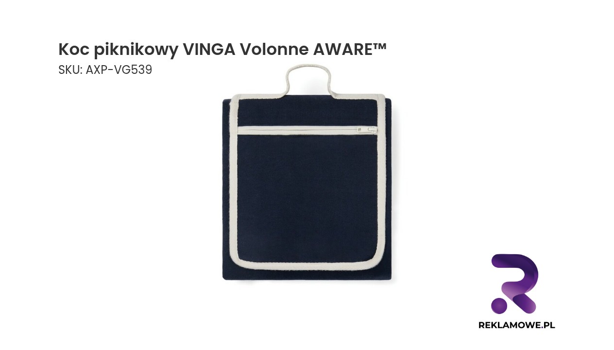 Koc piknikowy VINGA Volonne AWARE podczas pikniku na trawie