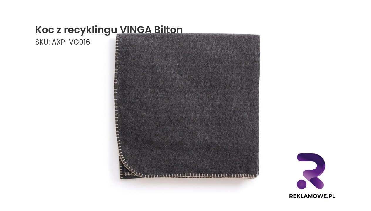 Koc VINGA Bilton wykonany z materiałów recyklingowych