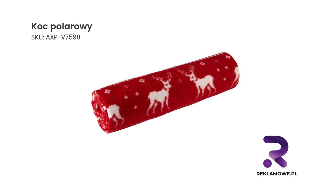 Miękki koc polarowy w odcieniach szarości