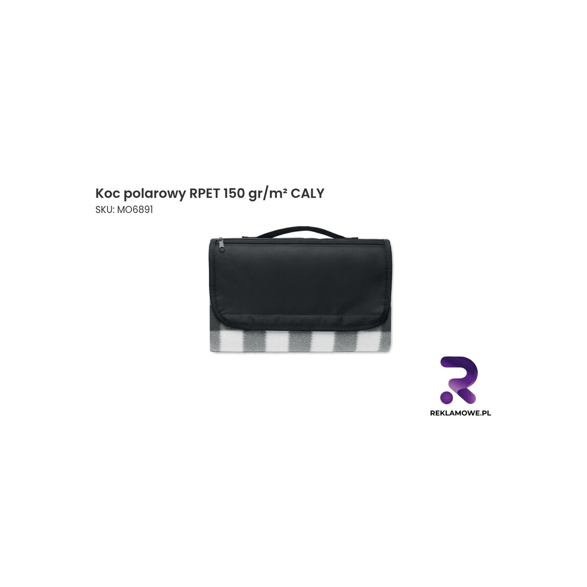 Koc polarowy RPET 150 gr/m² CALY Koc polarowy RPET 150 gr/m² CALY – ekologiczny koc z recyklingu