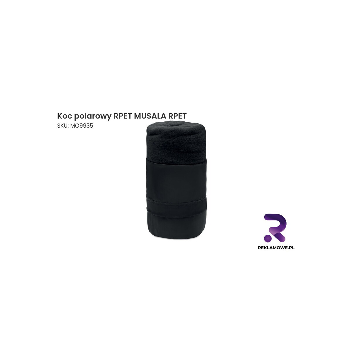 Koc polarowy RPET MUSALA RPET – ekologiczny koc z polaru z recyklingu