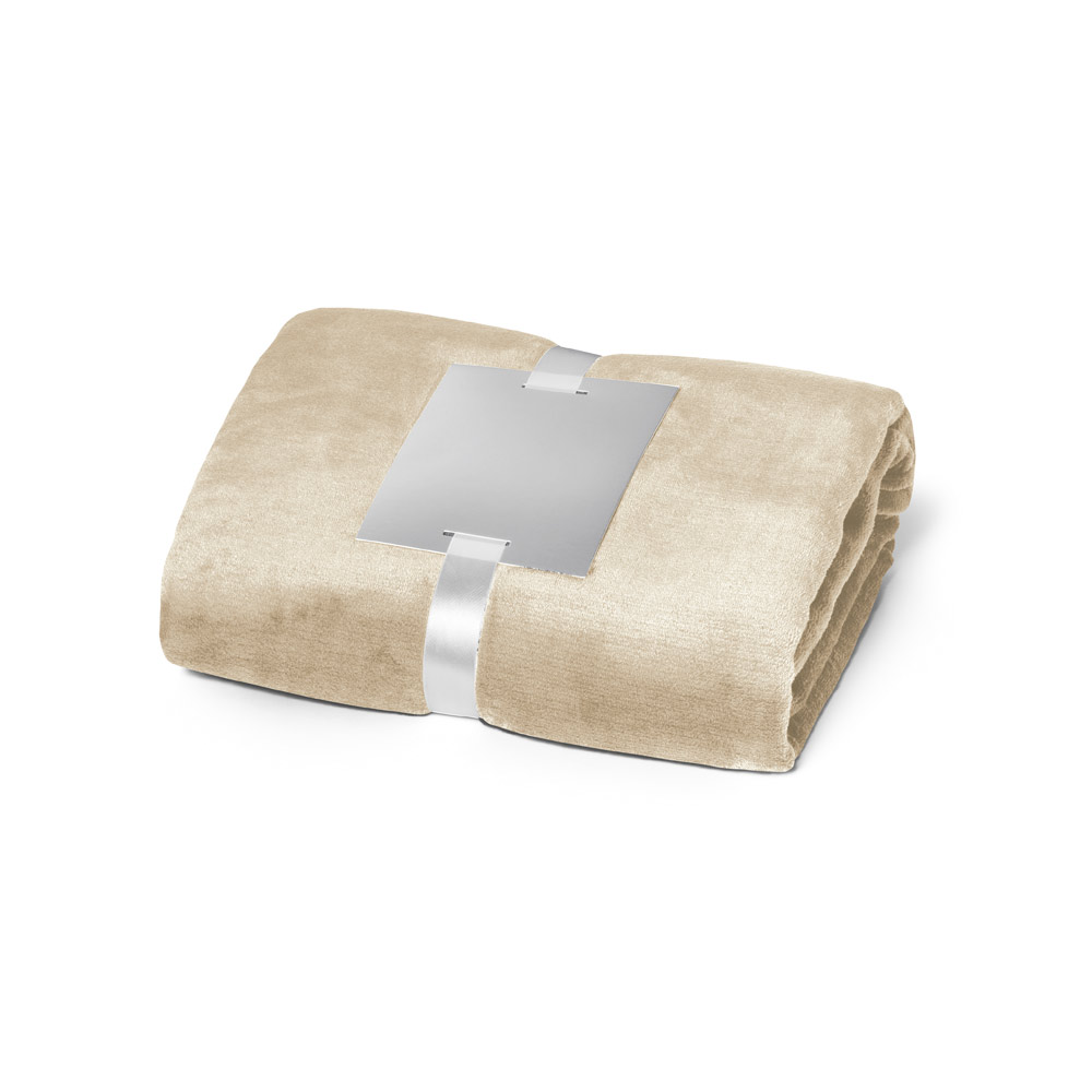 DYLEAF. Koc polarowy (240 g/m²) z tasiemką na kartę personalizacji 99075_set