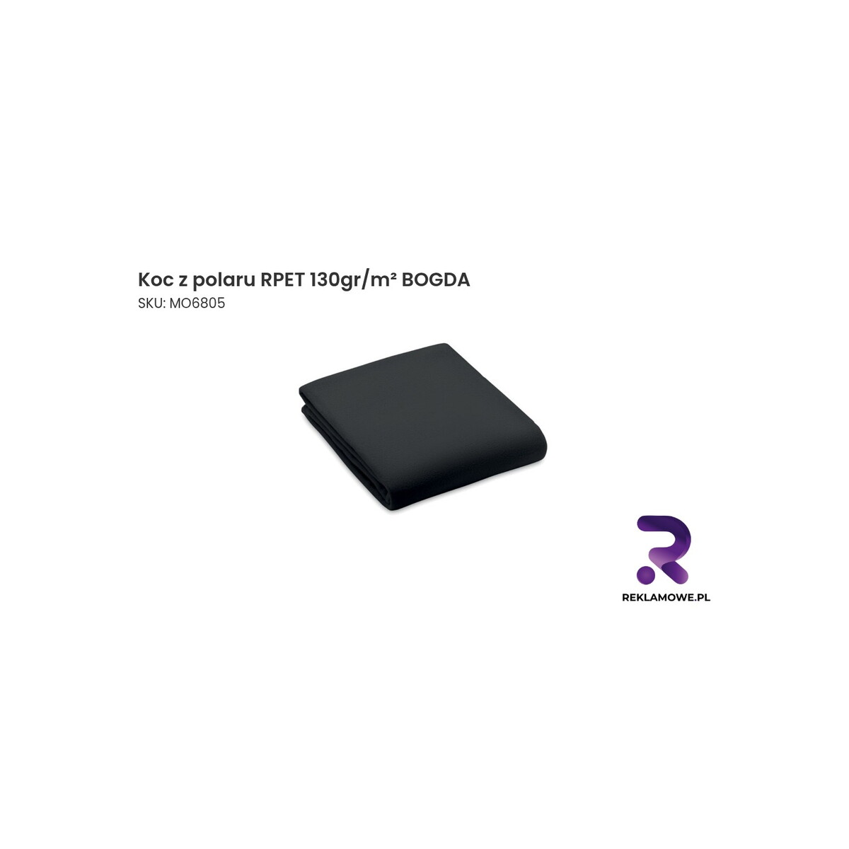 Koc z polaru RPET 130gr/m² BOGDA Koc z polaru RPET 130 g/m² BOGDA – ekologiczny koc polarowy z recyklingu