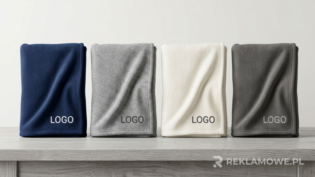 Projekt graficzny przygotowany na koce reklamowe